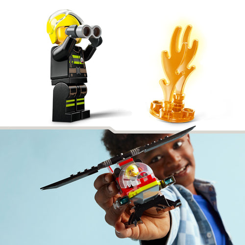 60411 LEGO City Fire Elicottero dei pompieri