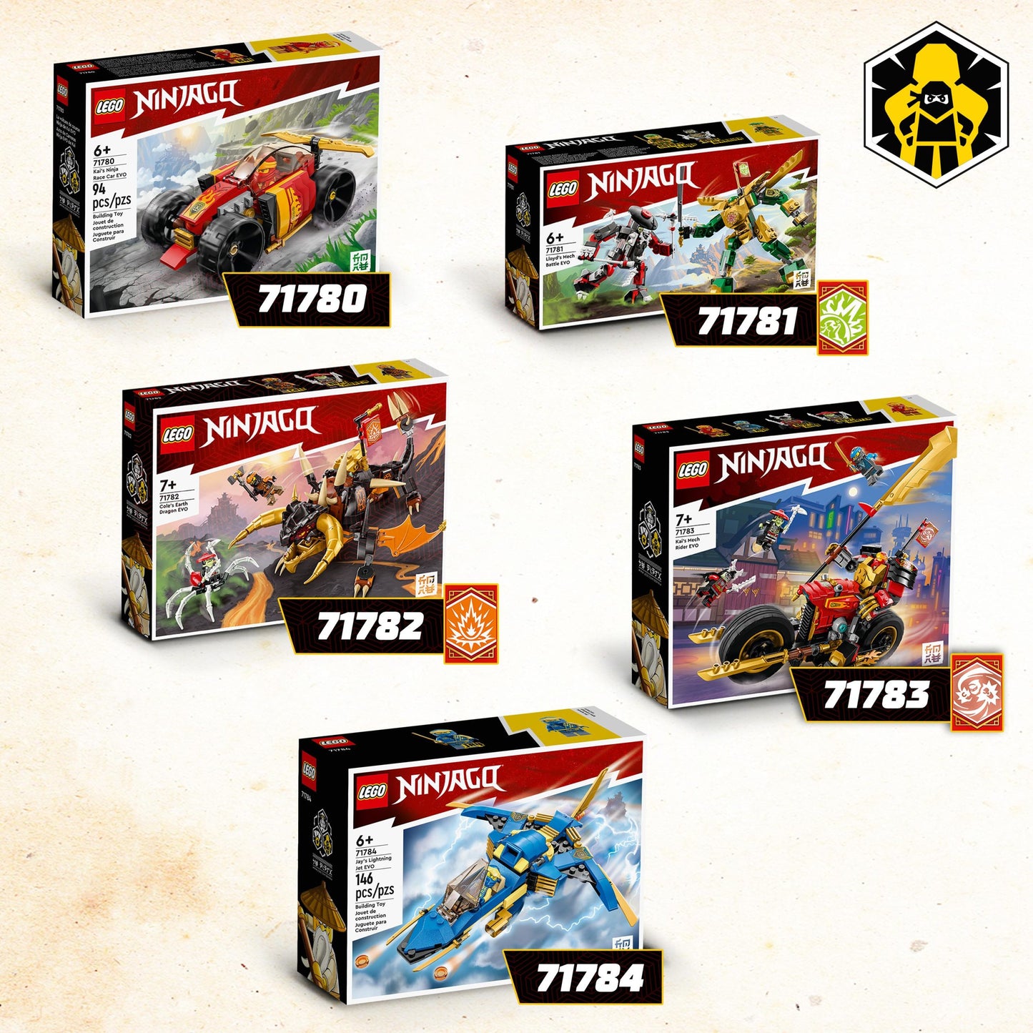 71782 LEGO Ninjago - Drago di Terra di Cole - EVOLUTION -