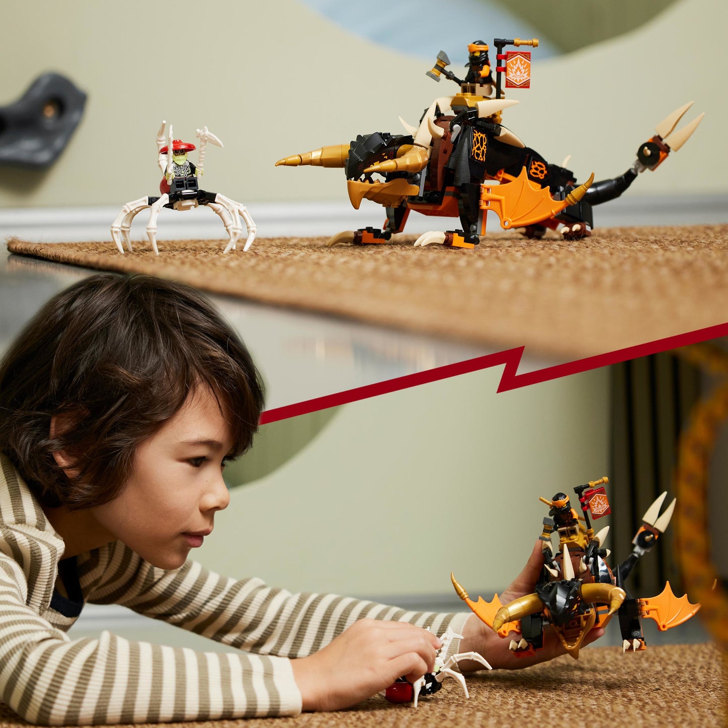 71782 LEGO Ninjago - Drago di Terra di Cole - EVOLUTION -
