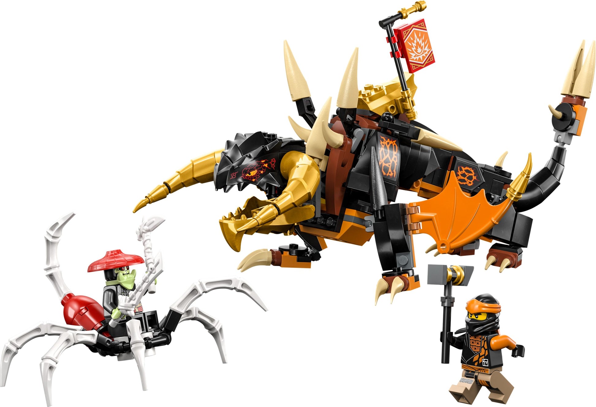 71782 LEGO Ninjago - Drago di Terra di Cole - EVOLUTION -