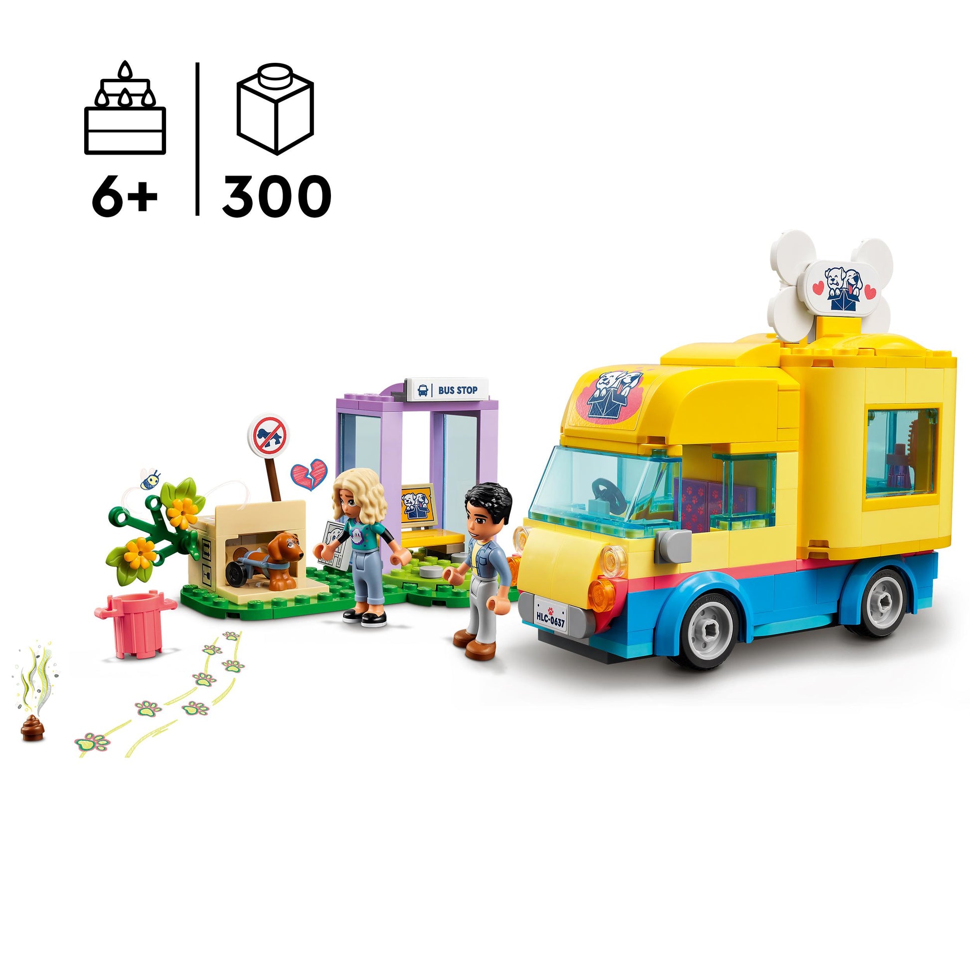 41741 LEGO Friends - Furgone di soccorso dei cani