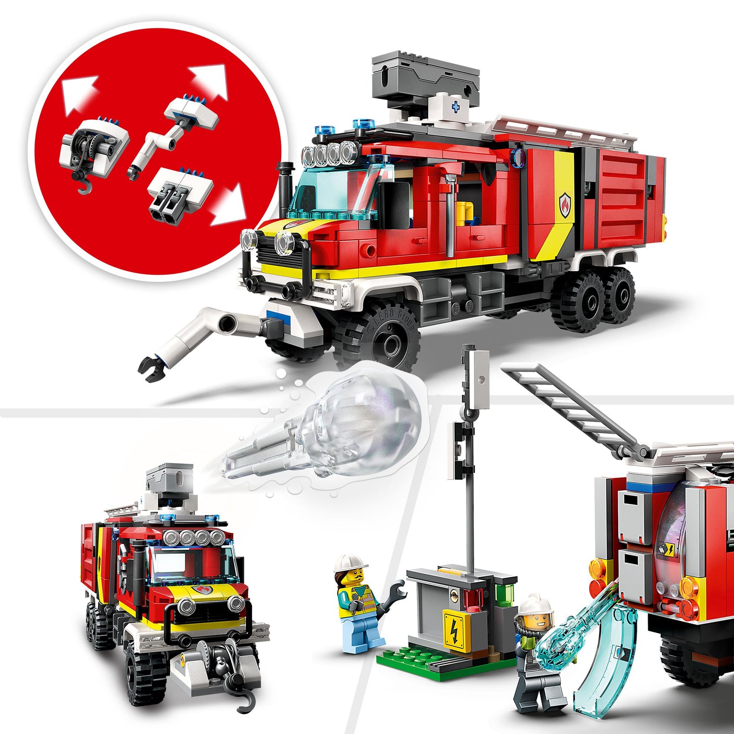 60374 LEGO City Fire - Autopompa dei vigili del fuoco