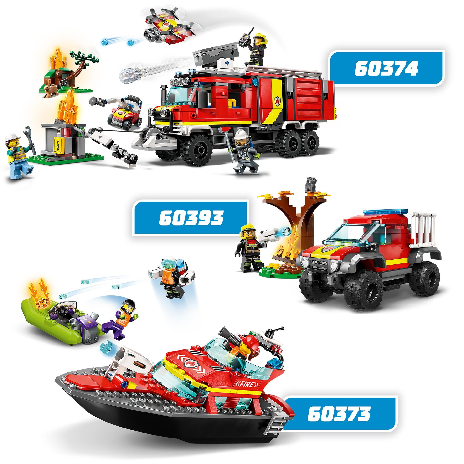60374 LEGO City Fire - Autopompa dei vigili del fuoco