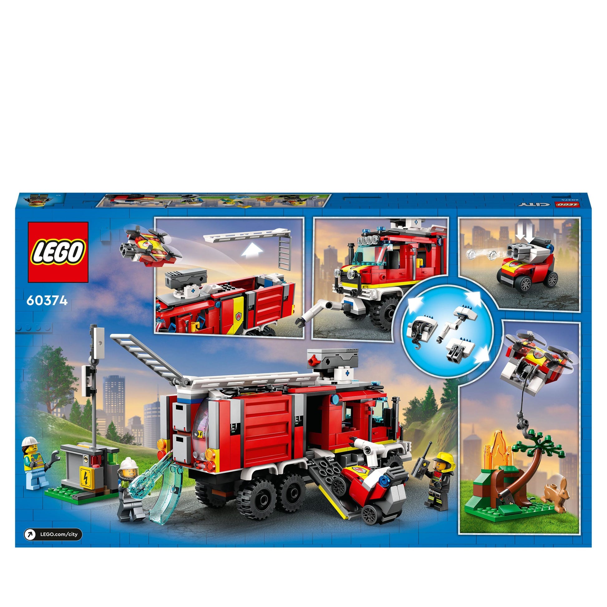 60374 LEGO City Fire - Autopompa dei vigili del fuoco