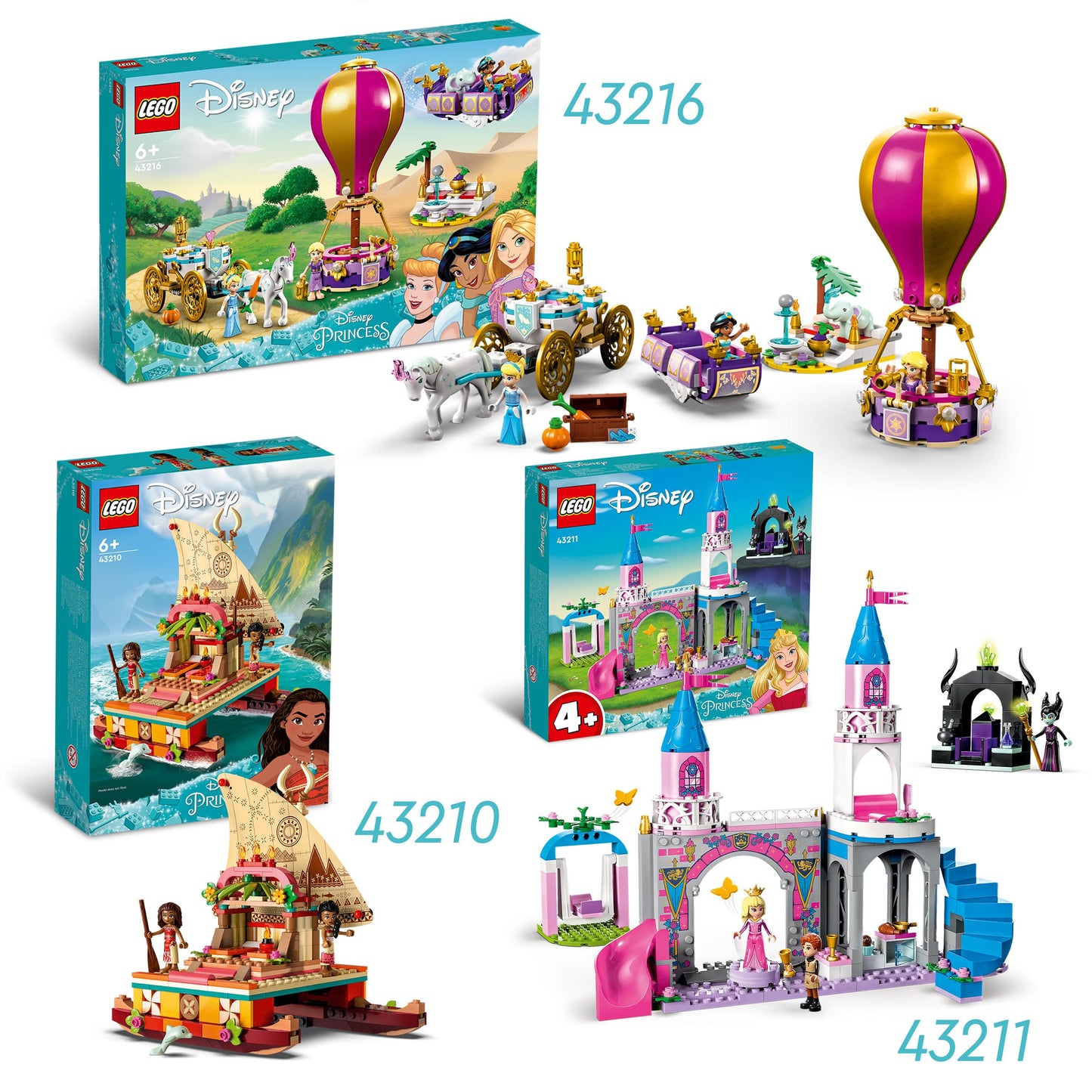 43210 LEGO Disney Princess - La barca a vela di Vaiana