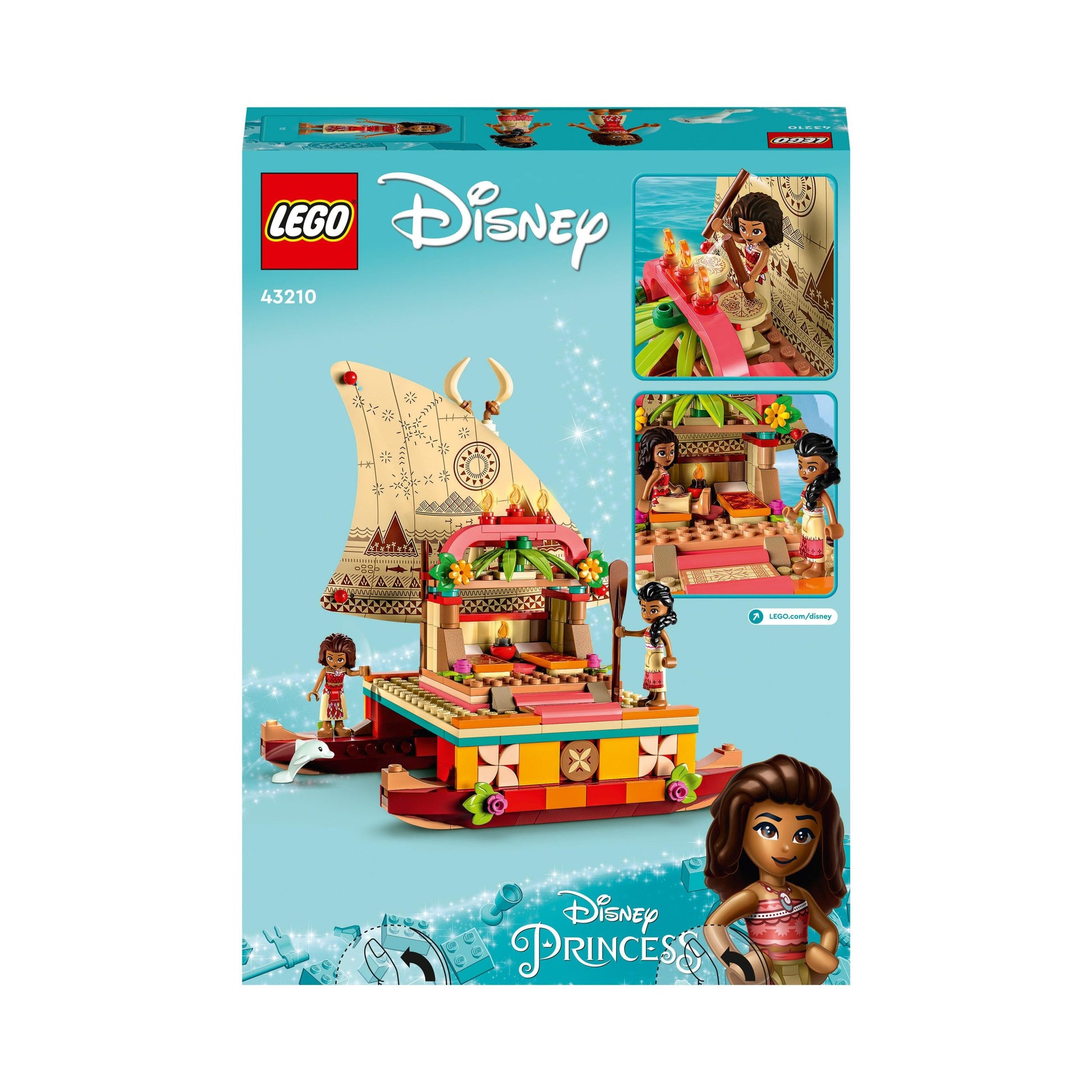 43210 LEGO Disney Princess - La barca a vela di Vaiana