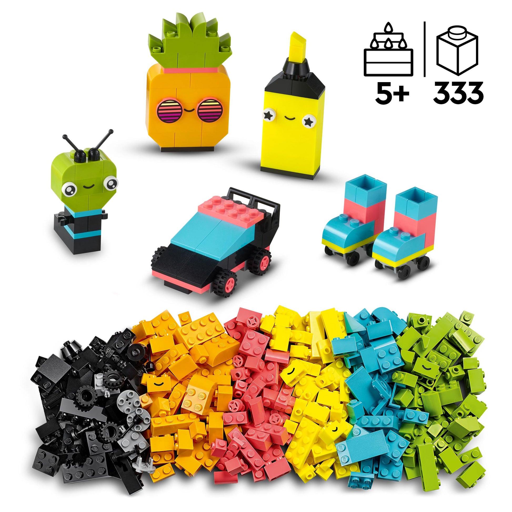 11027 - Lego - LEGO Classic - Divertimento creativo - Neon