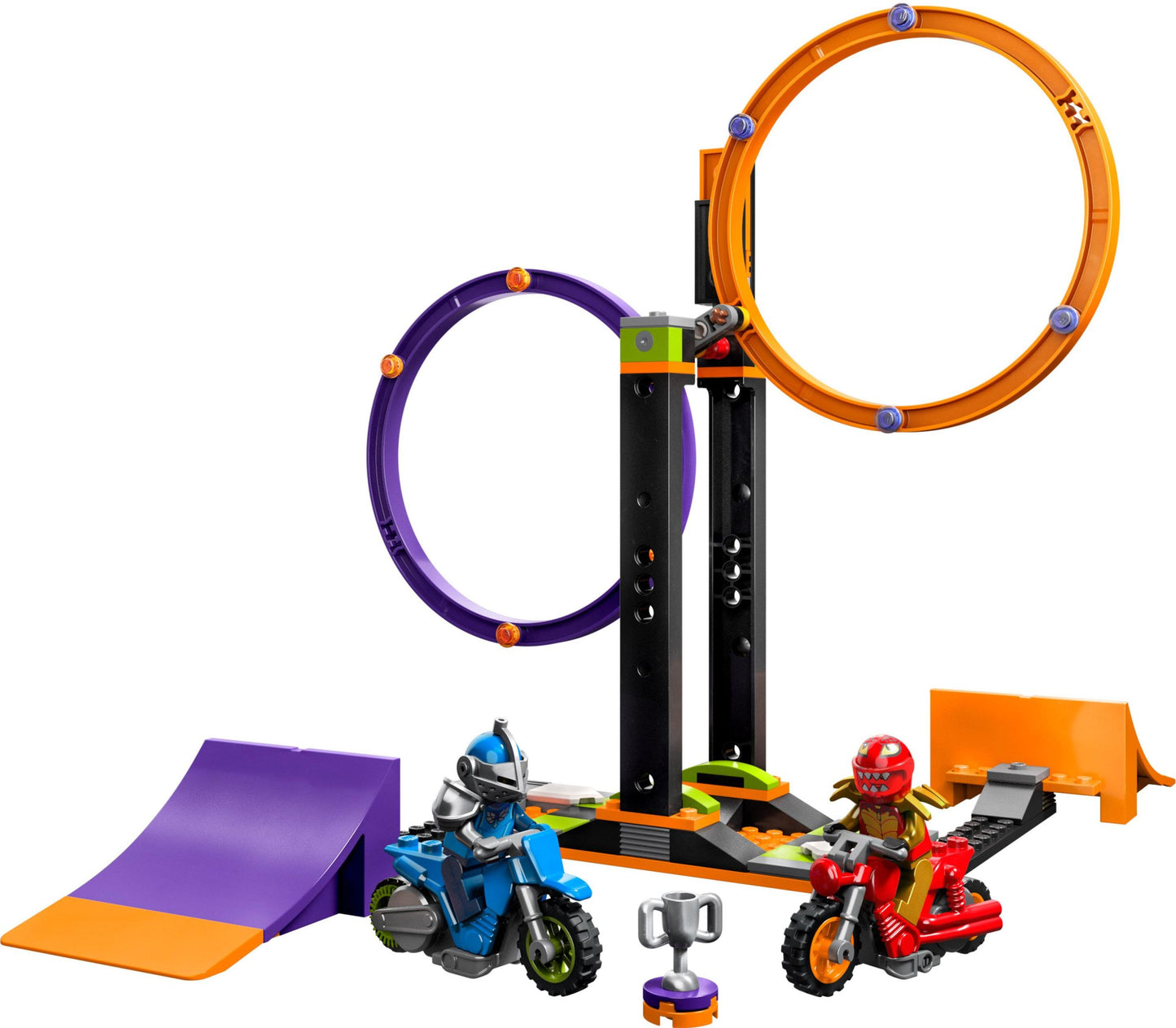 60360 LEGO City Stuntz - Sfida acrobatica: anelli rotanti