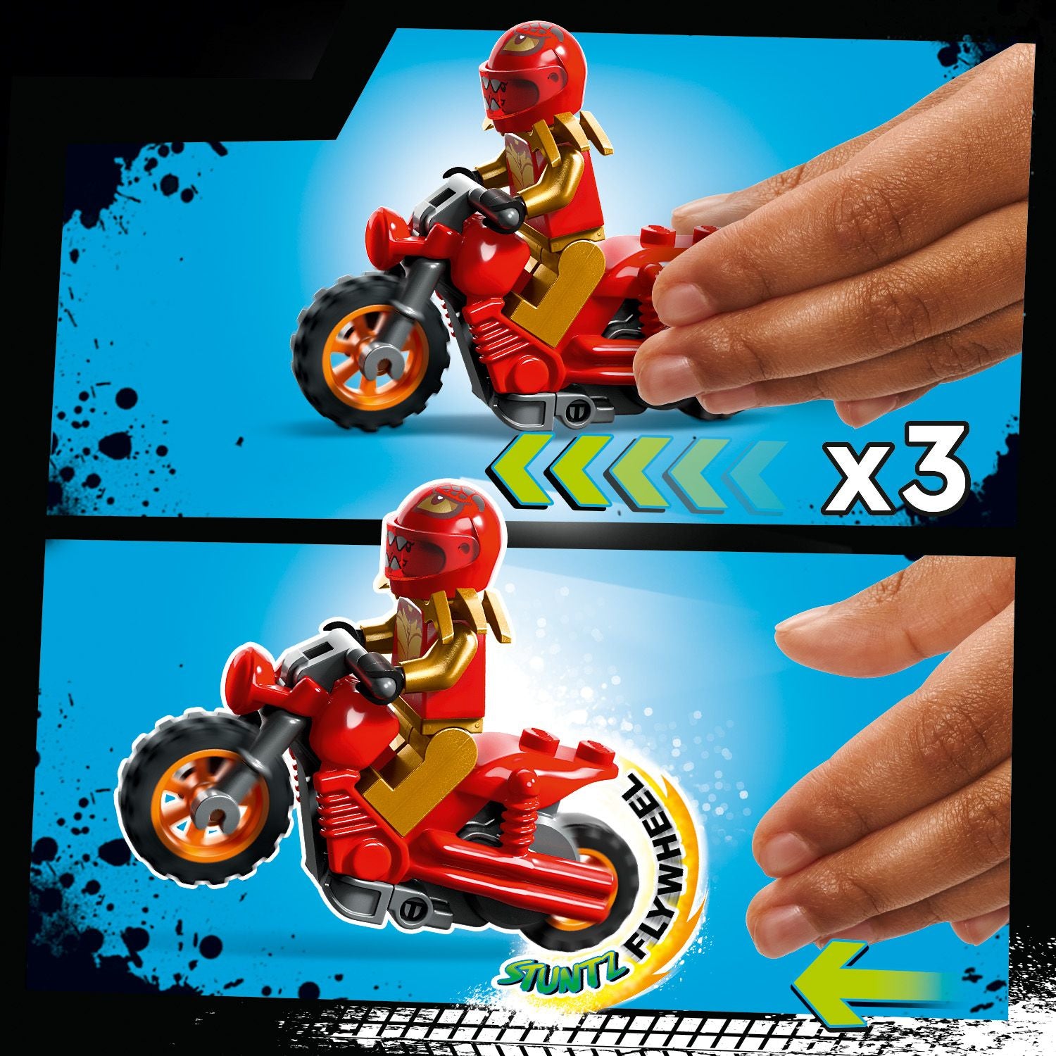 60360 LEGO City Stuntz - Sfida acrobatica: anelli rotanti