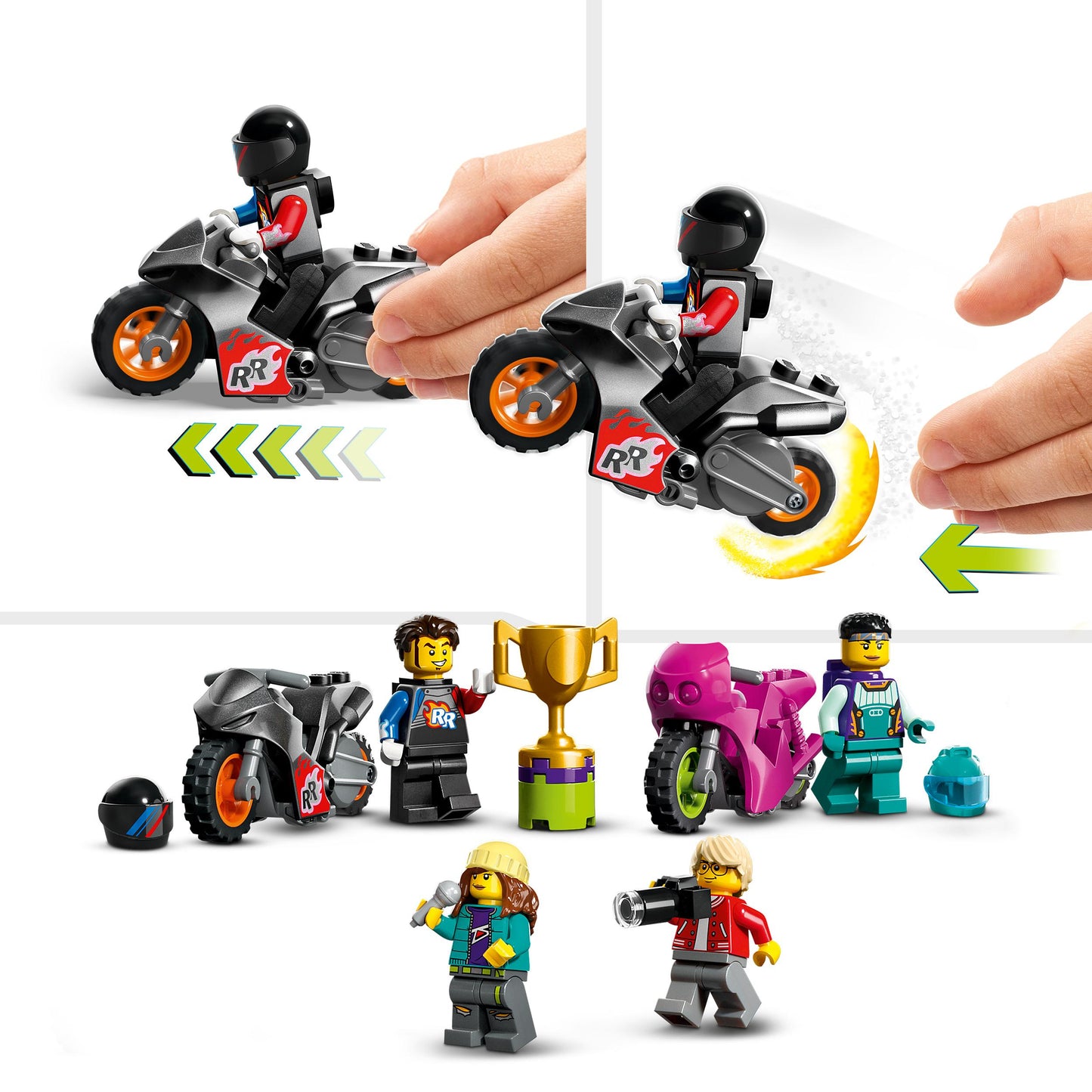 60361 LEGO City Stuntz - Stunt Riders: sfida impossibile