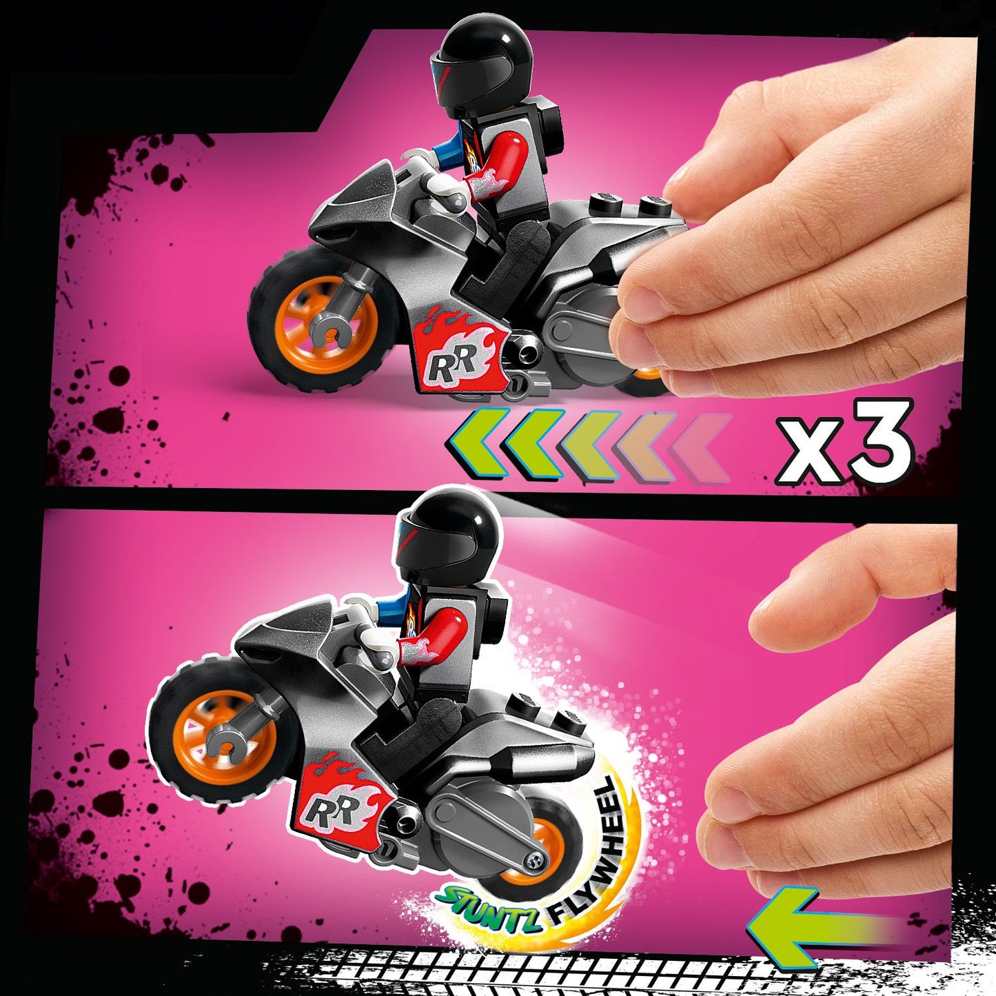 60361 LEGO City Stuntz - Stunt Riders: sfida impossibile