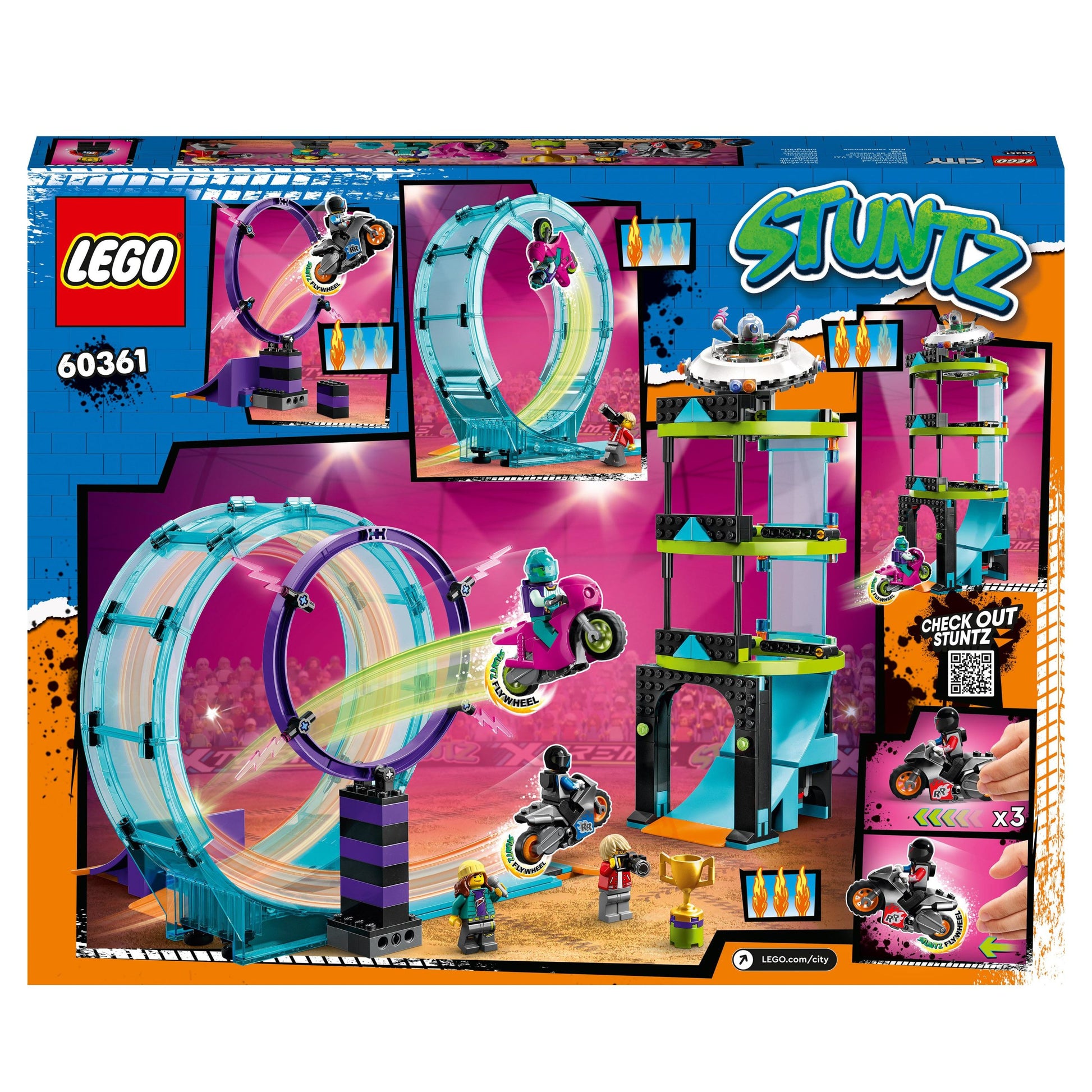 60361 LEGO City Stuntz - Stunt Riders: sfida impossibile