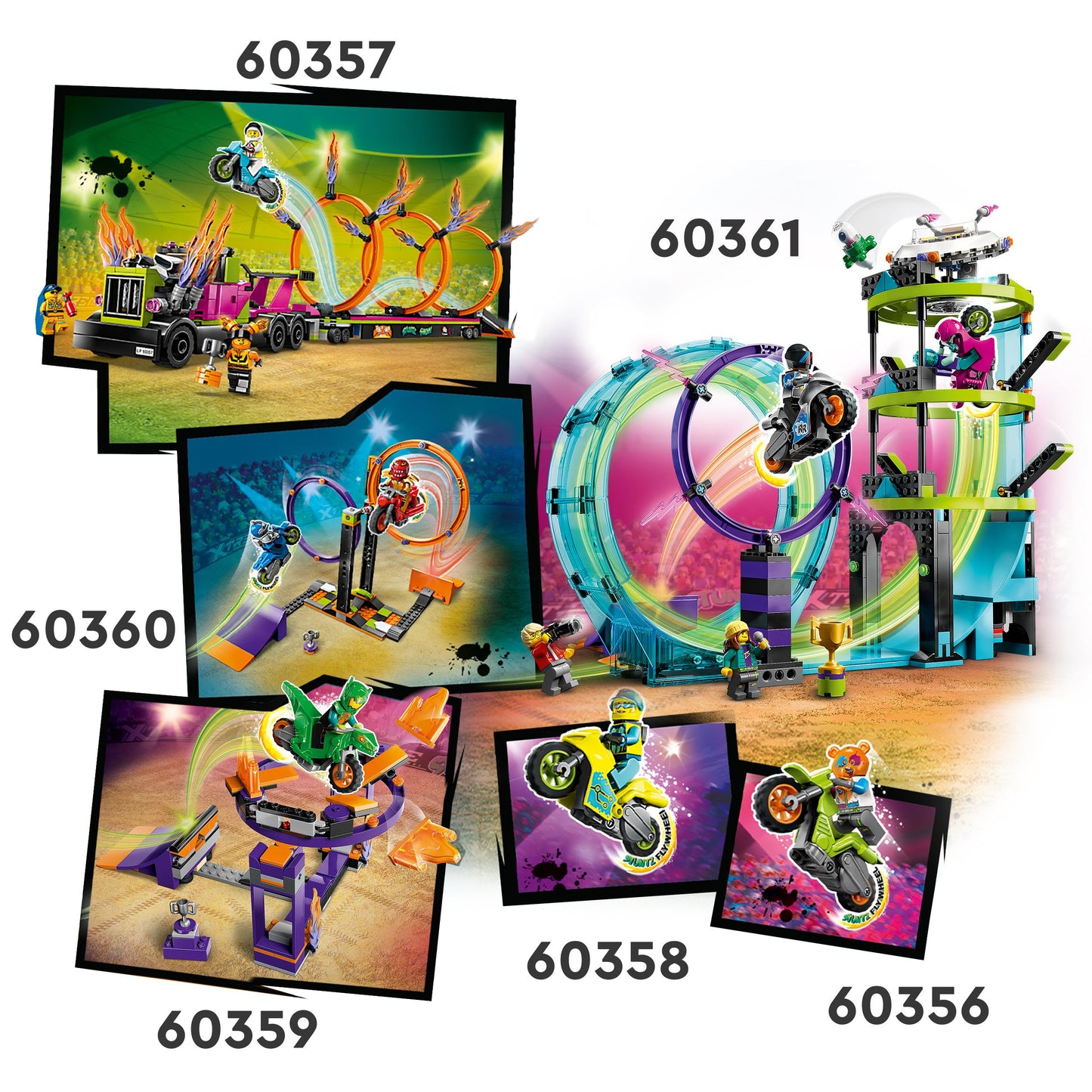 60361 LEGO City Stuntz - Stunt Riders: sfida impossibile