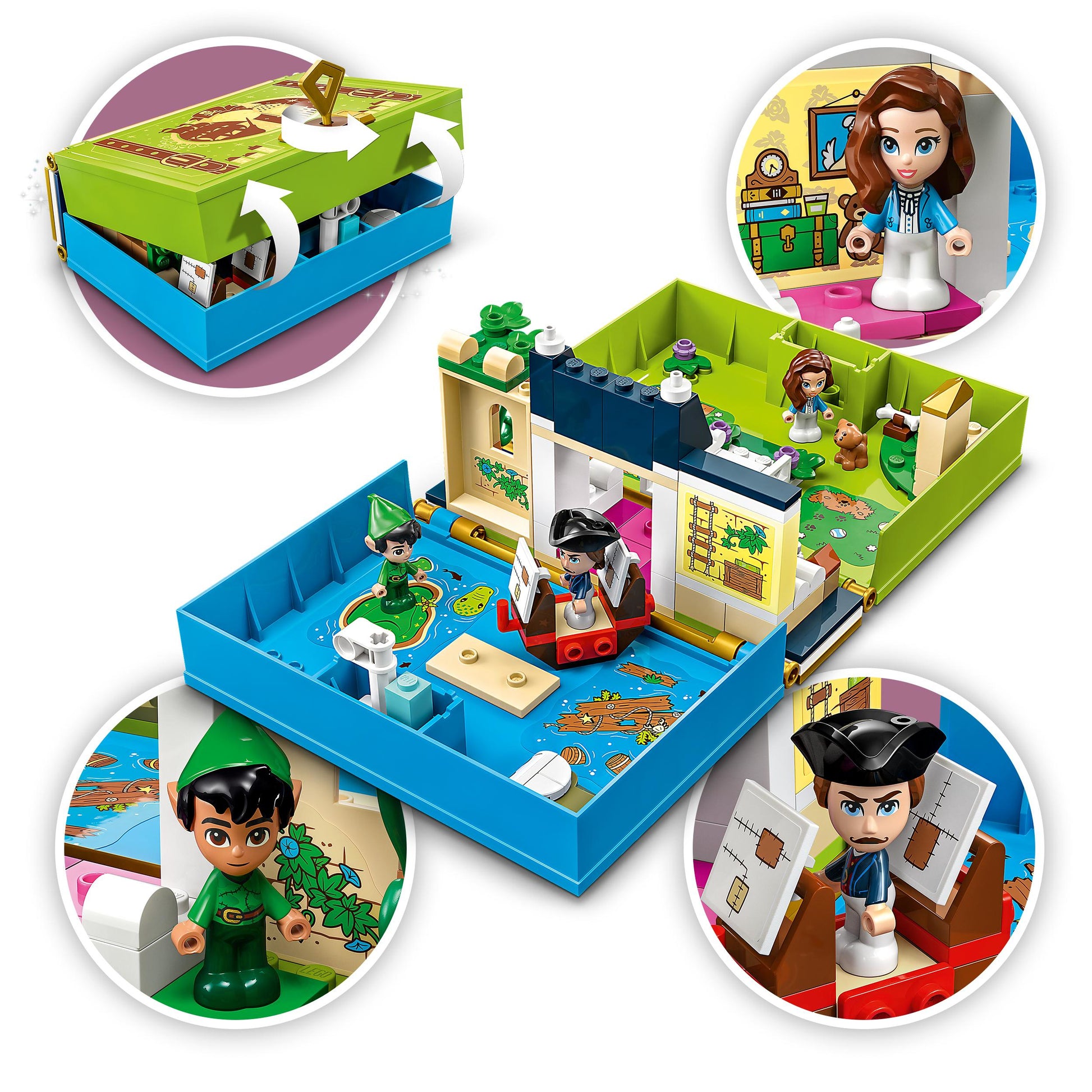 43220 LEGO  Disney  L avventura nel libro delle fiabe di Peter Pan e Wendy