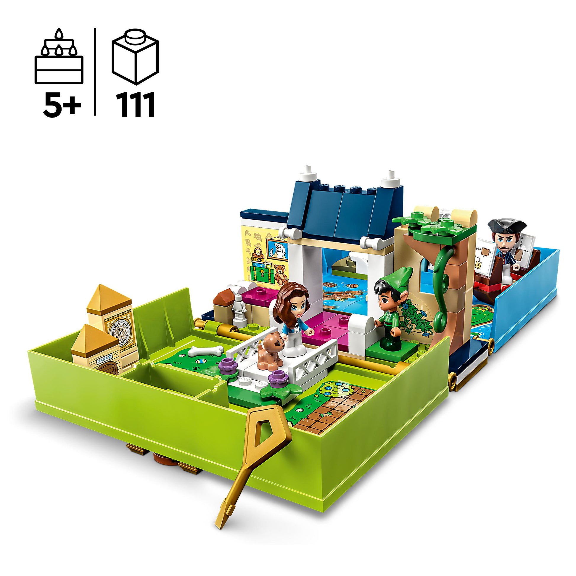 43220 LEGO  Disney  L avventura nel libro delle fiabe di Peter Pan e Wendy