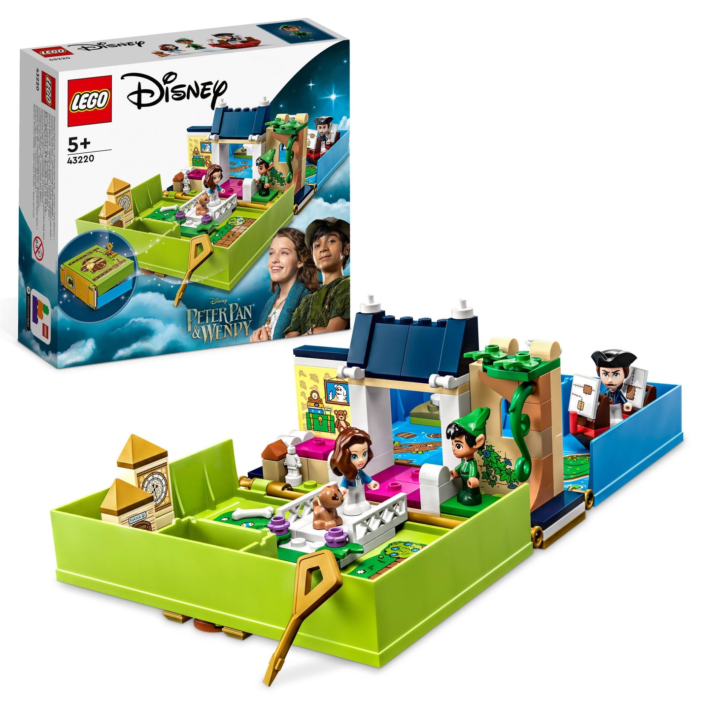 43220 LEGO  Disney  L avventura nel libro delle fiabe di Peter Pan e Wendy