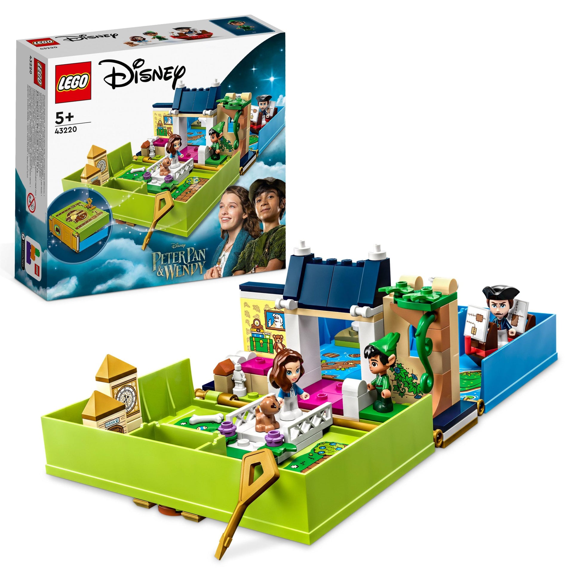43220 LEGO  Disney  L avventura nel libro delle fiabe di Peter Pan e Wendy
