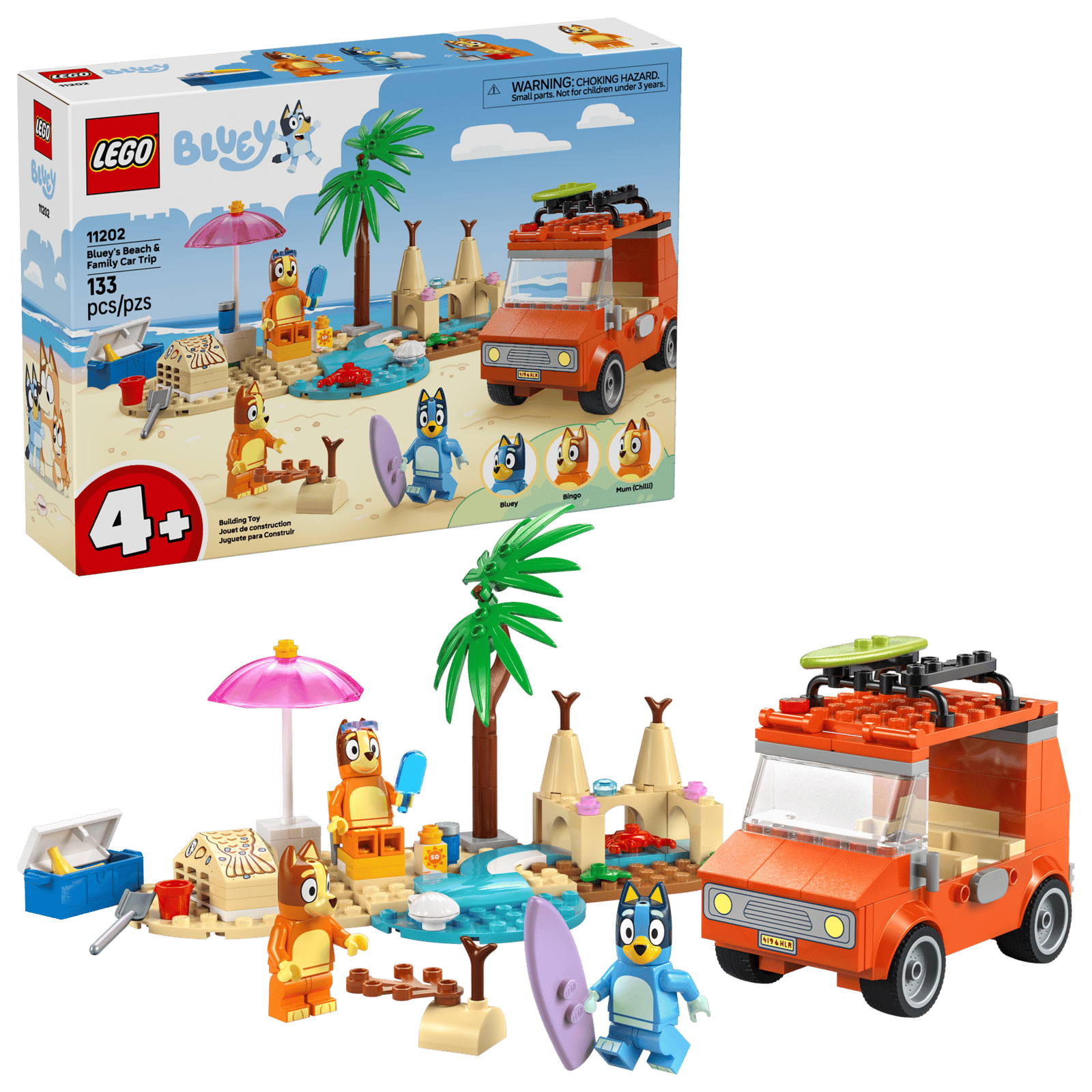 11202 Lego Bluey Vacanza sulla spiaggia della famiglia di Bluey