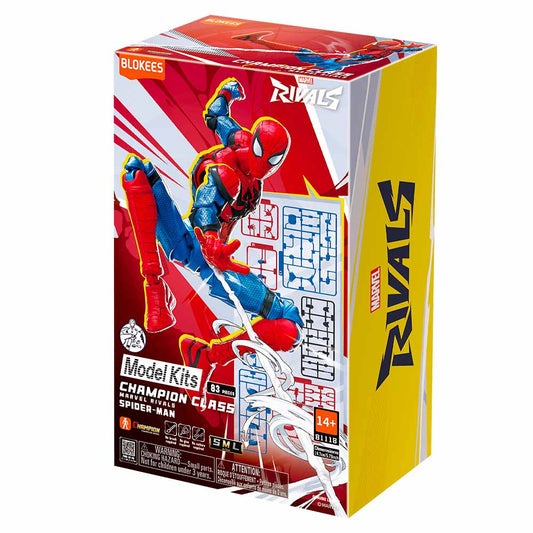 81118  Blokees Marvel Rivals Champion Class Spiderman Figure Assembabile