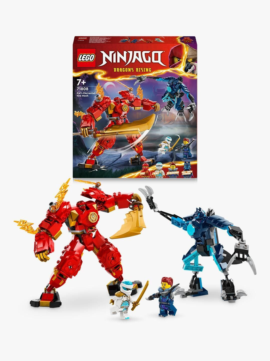 71808 LEGO Ninjago Mech elemento Fuoco di Kai