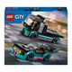 60406 LEGO City Great Vehicles Auto da corsa e trasportatore