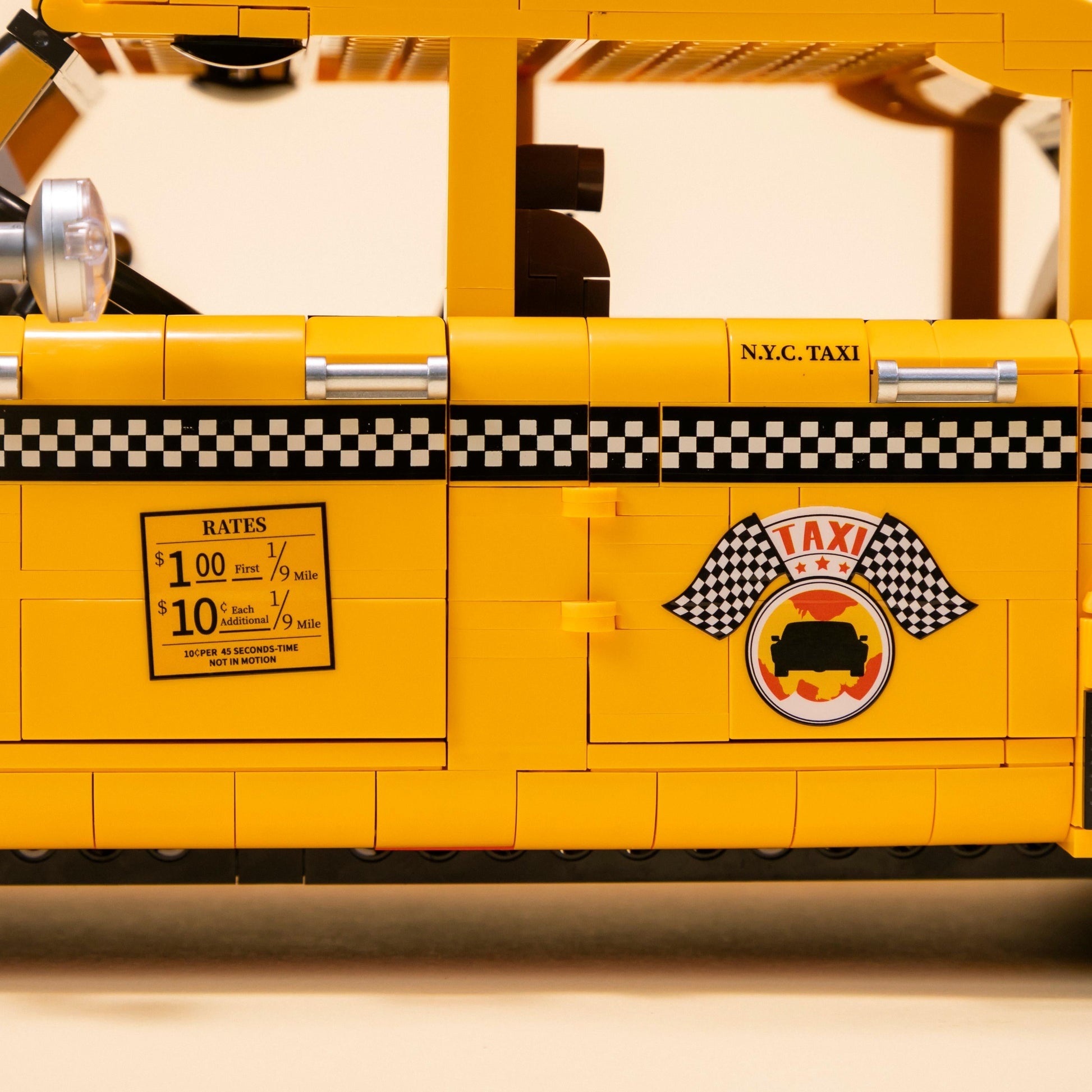 PANTASY New York Yellow Cab  Taxi Giallo Set Costruzioni Veicolo da Collezione
