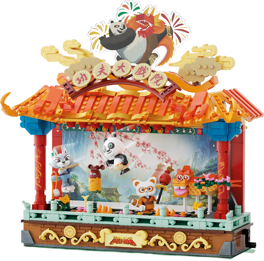 86514 Pantasy Kung Fu Panda Tempio Kung Fu Set Costruzioni da Collezione