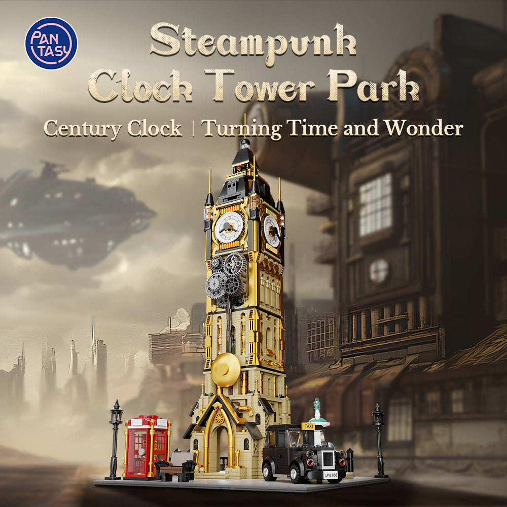 85008 Pantasy Steampunk Bell Tower Torre dell’Orologio Set Costruzioni