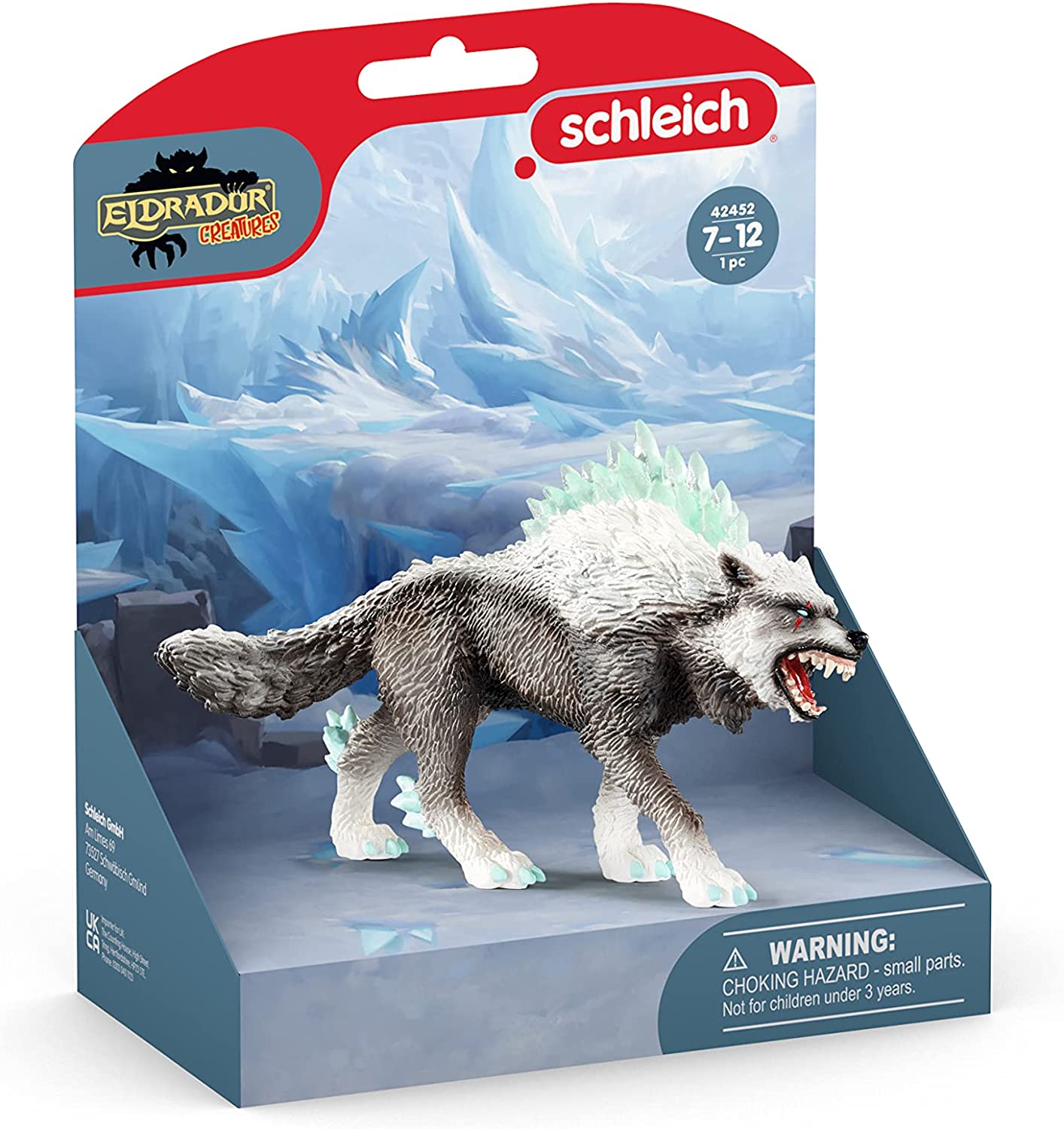 Eldrador Creatures Schleich-s - 42452 Lupo Delle Nevi