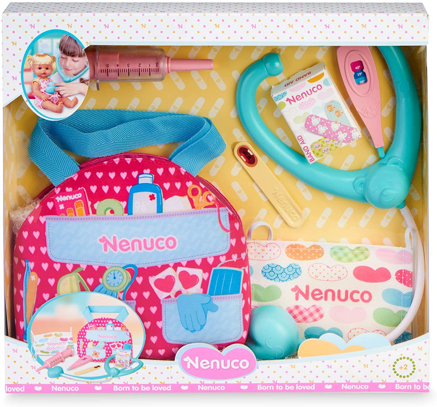 700016295 Nenuco Medical Set 700016295  Kit Dottore con Accessori Giocattolo
