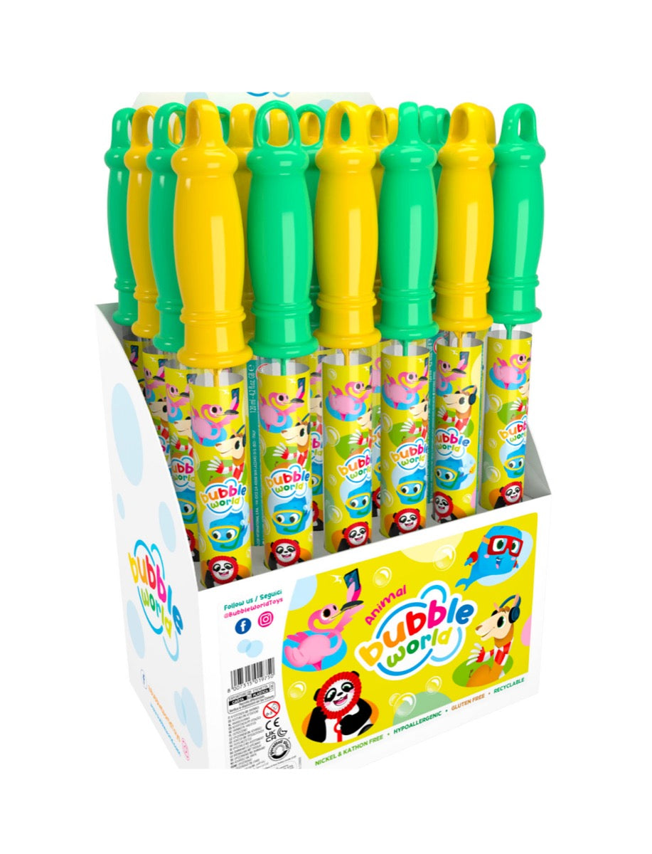 500.197501 DULCOP - BOLLE DI SAPONE - Animal Bubble Wand 120 ml colore casuale