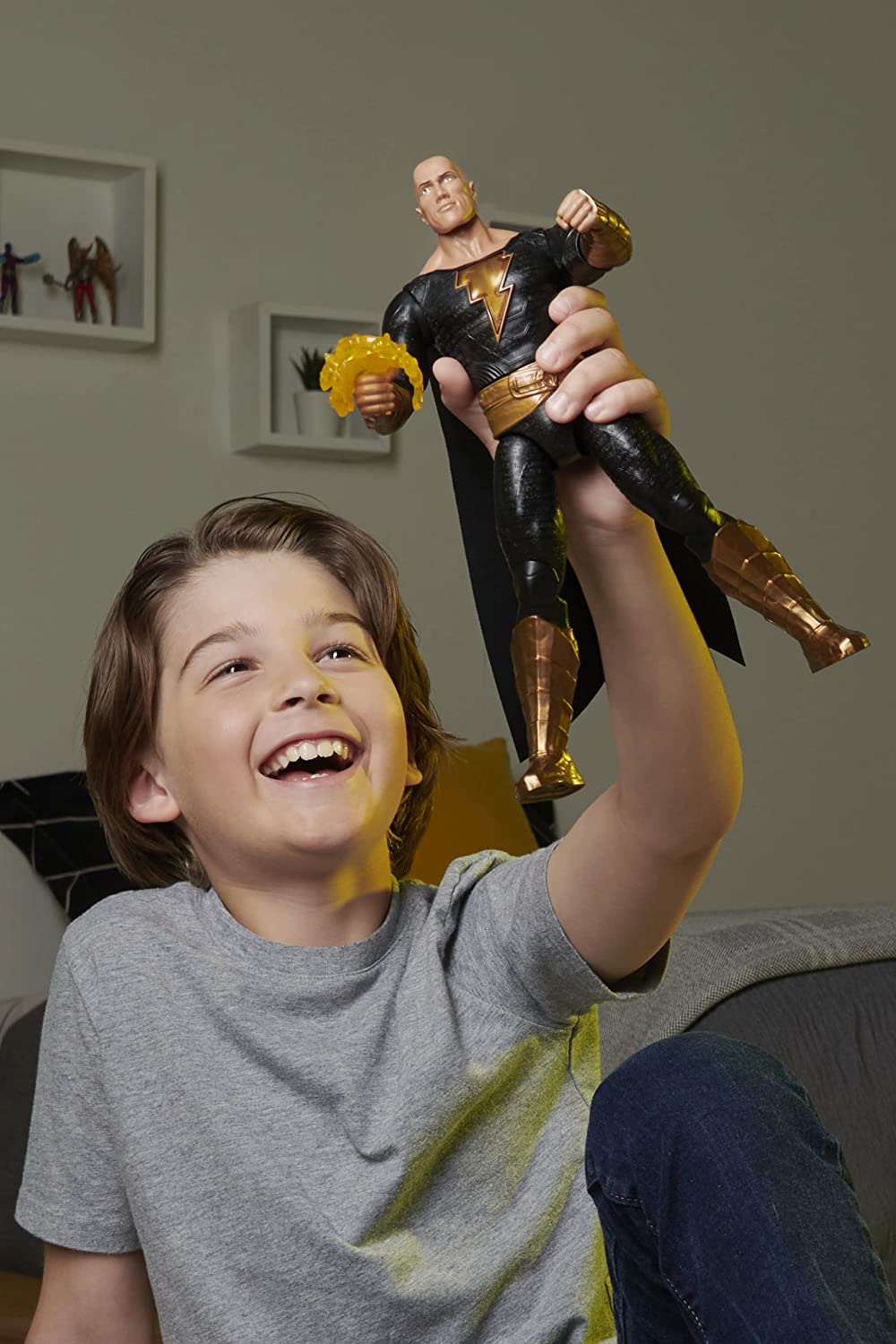 6064881 BLACK ADAM THE MOVIE Personaggio deluxe in scala 30 cm