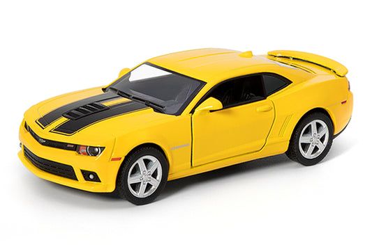 KINSMART CHEVROLET CAMARO 2014 CON STAMPA  DIE-CAST CON RETROCARICA colore casua