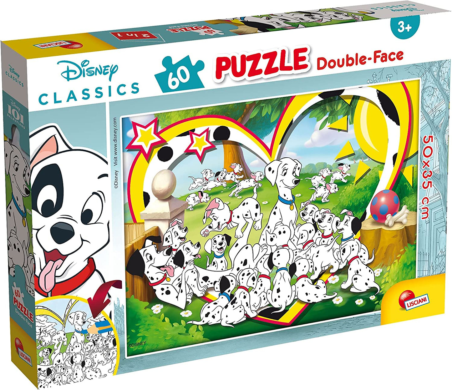 86528 LISCIANI -DISNEY PUZZLE DF PLUS 60 la carica dei 101