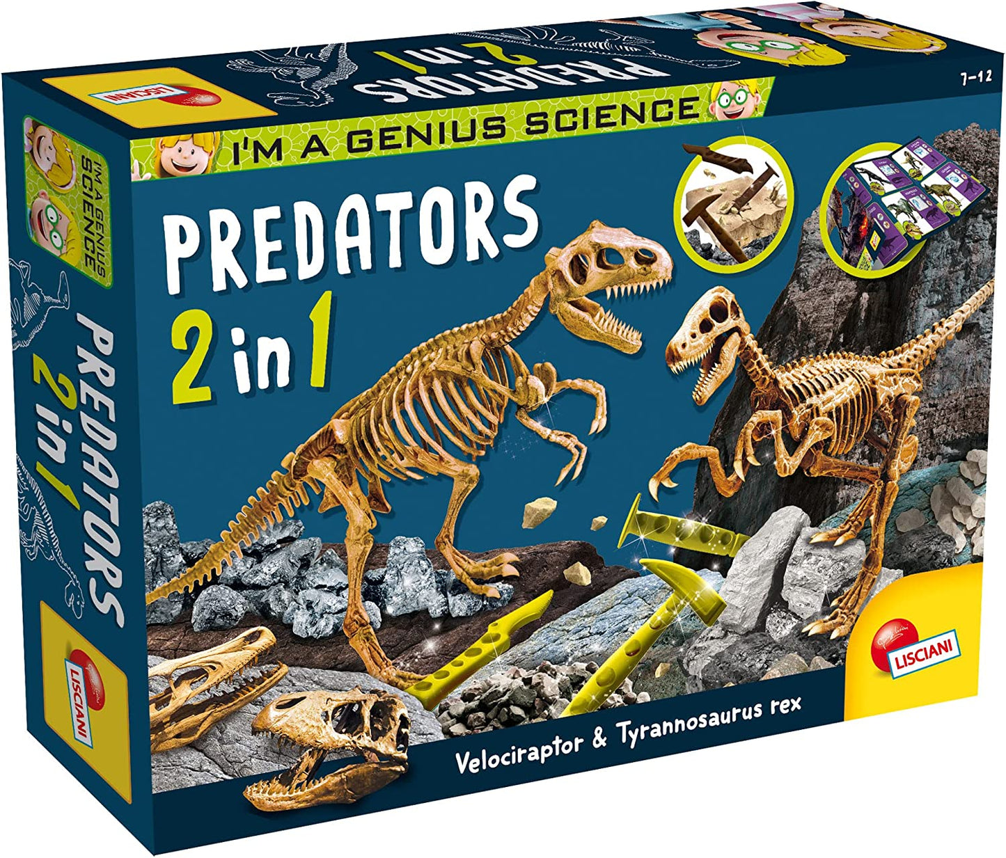 95421 - LISCIANI- I'M A  GENIUS PREDATORS 2 IN 1