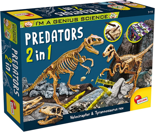 95421 - LISCIANI- I'M A  GENIUS PREDATORS 2 IN 1