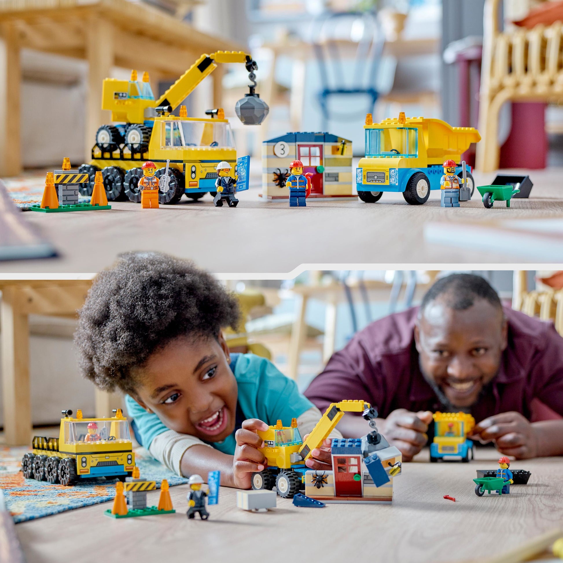 60391 - LEGO City - Camion da cantiere e gru con palla da demolizione