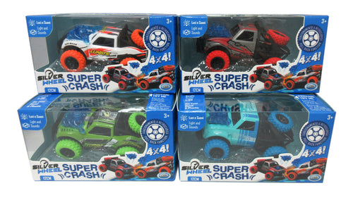 41133 ODS-SILVER WHEEL - AUTO SUPER CRASH SC. 1:36 -retrocarica  COLORE CASUALE