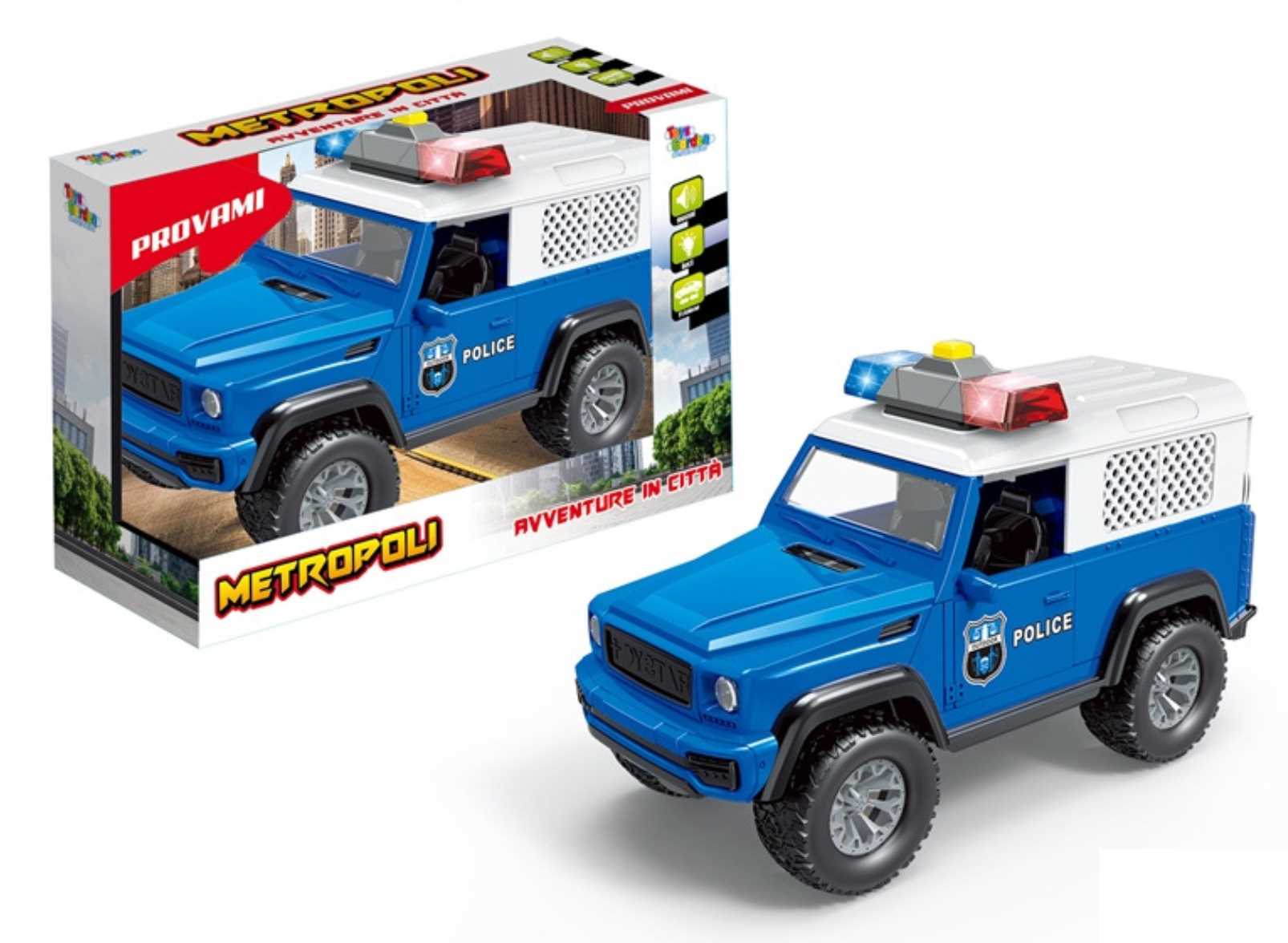 28012 - Toys Garden - METROPOLI POLIZIA SUV luci e suoni