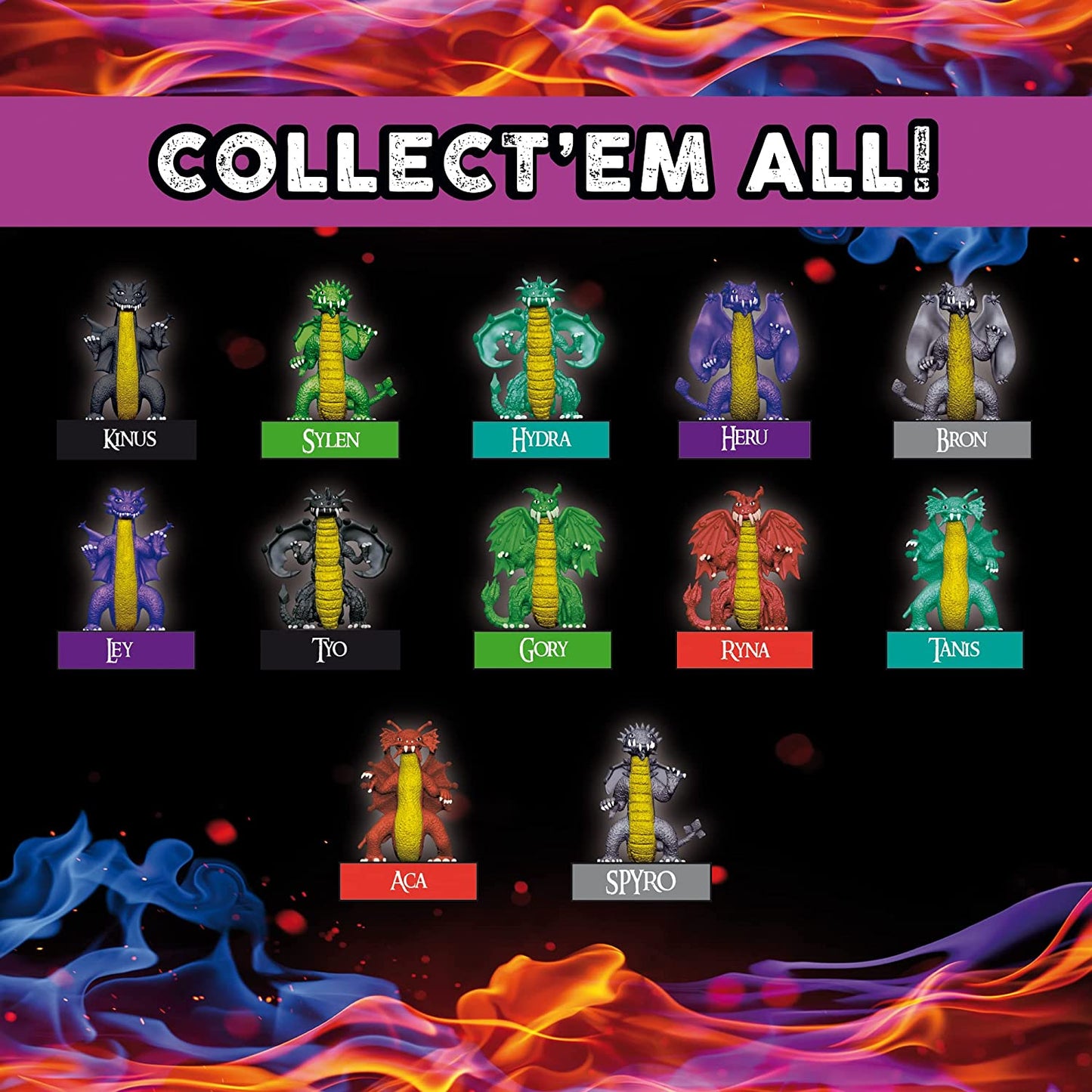 97456 Lisciani - Crazy Science: Magic Dragon Collection - Uova di drago