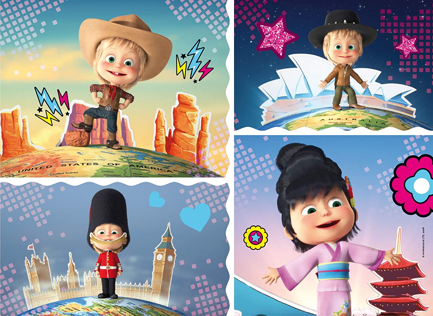 86085 - LISCIANI - MASHA PUZZLE MAXIFLOOR 24   FANTASTICO!