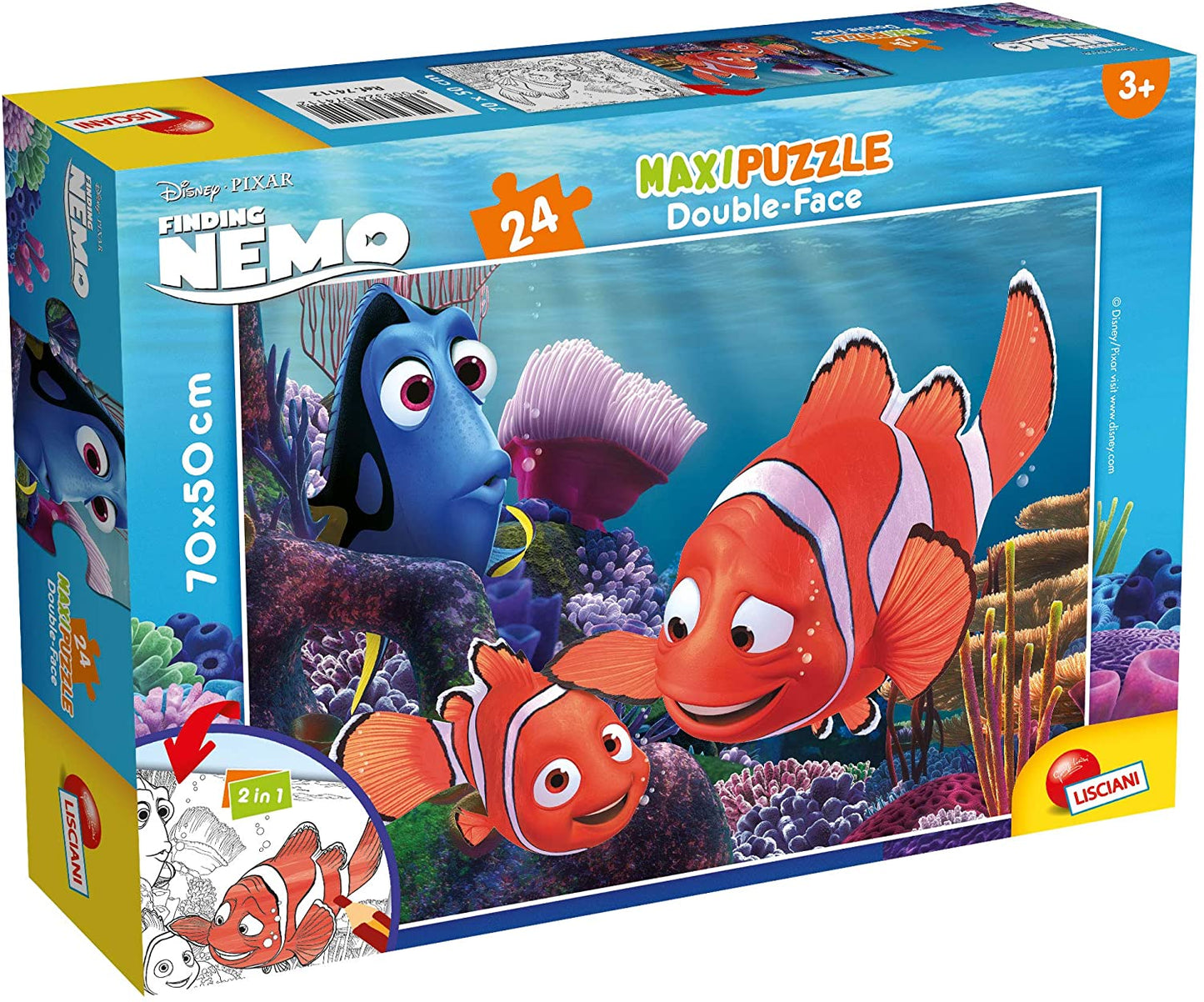 74112 - LISCIANI - DISNEY PUZZLE DF MAXI FLOOR 24 NEMO