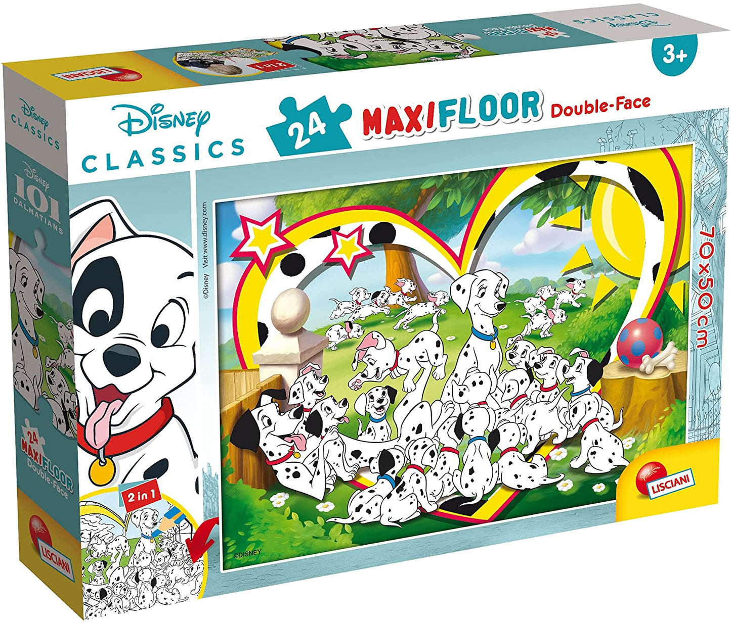 86641 - LISCIANI - DISNEY PUZZLE DF MAXI FLOOR 24 CARICA 101