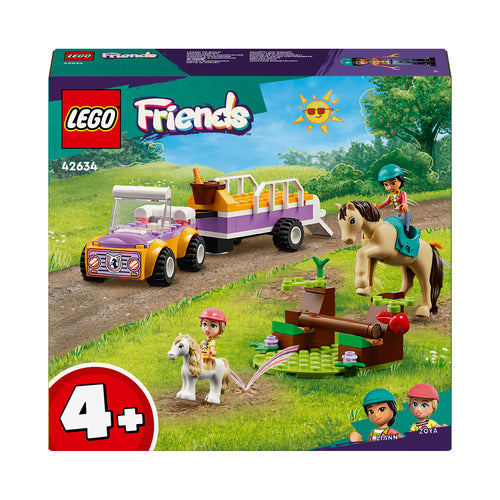 42634 LEGO Friends Rimorchio con cavallo e pony