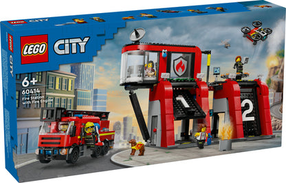 60414 LEGO City Fire Caserma dei pompieri e autopompa