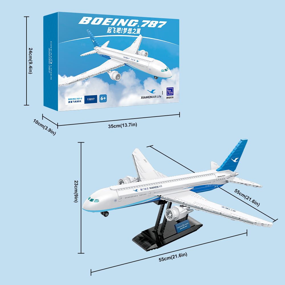 PANTASY set di mattoncini collezione Aero-Spaziale: Boeing 787