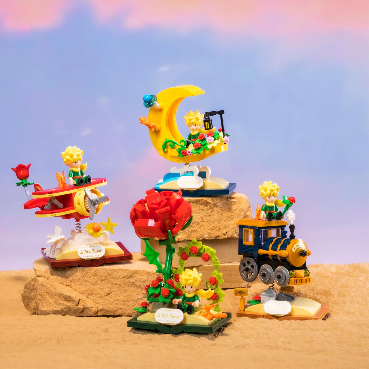 PANTASY set di mattoncini collezione il Piccolo Principe : Starry Ride-Planet