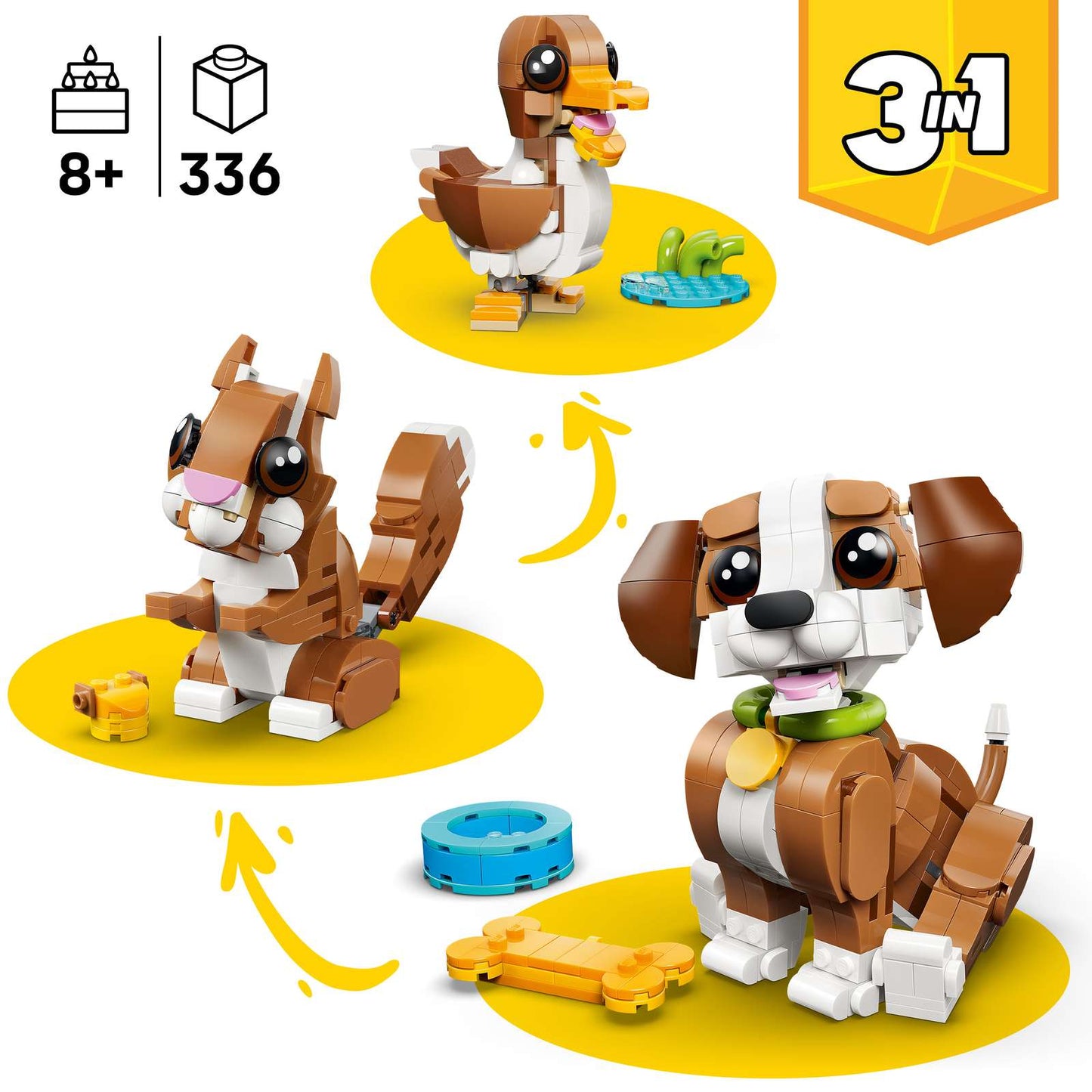 31382 LEGO Creator Adorabili animali: cagnolino giocoso