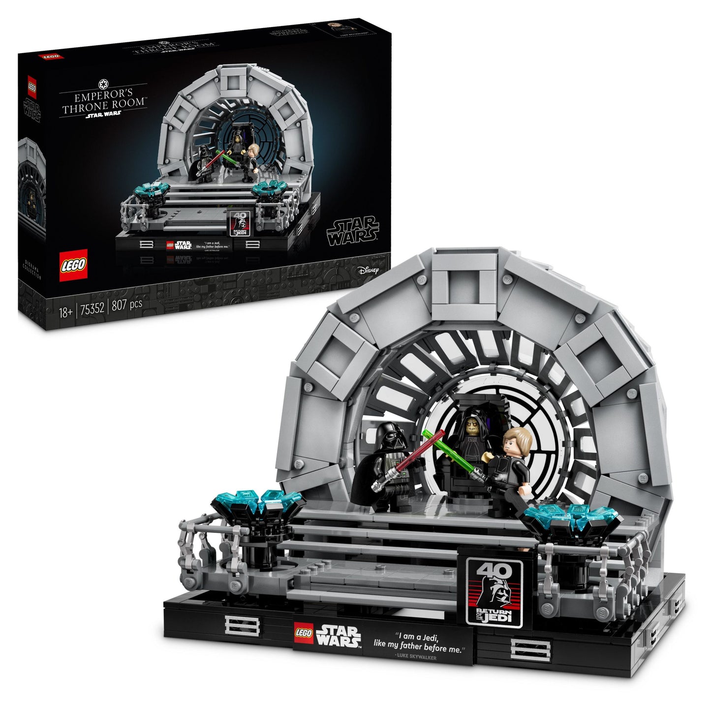75352 - LEGO Star Wars - Diorama Sala del trono dellimperatore