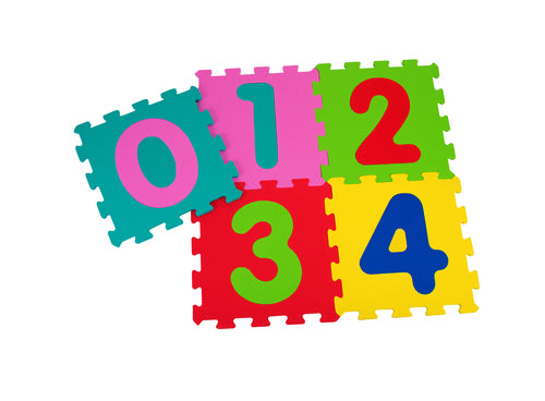 MATTONELLE PAVIMENTO PRIMA INFANZIA PUZZLE NUMERO 5PZ modello casuale
